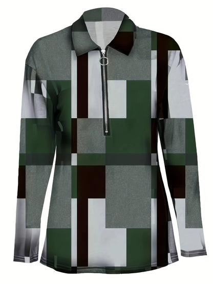 Melody | Women's Geometric Printed Top