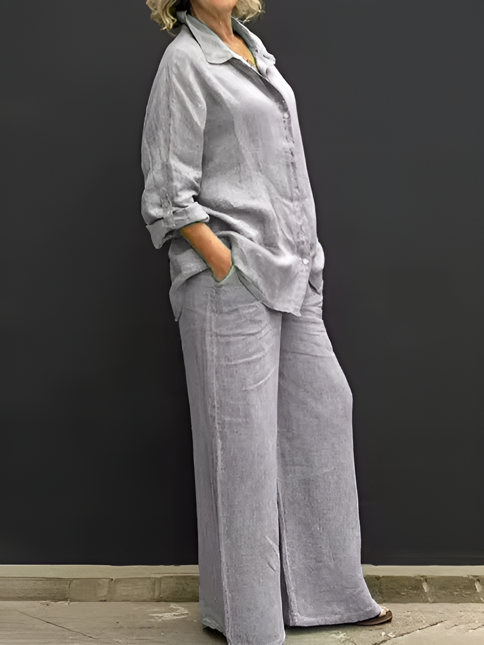 Karylle | Elegant Shirt Suit with Sophisticated Style