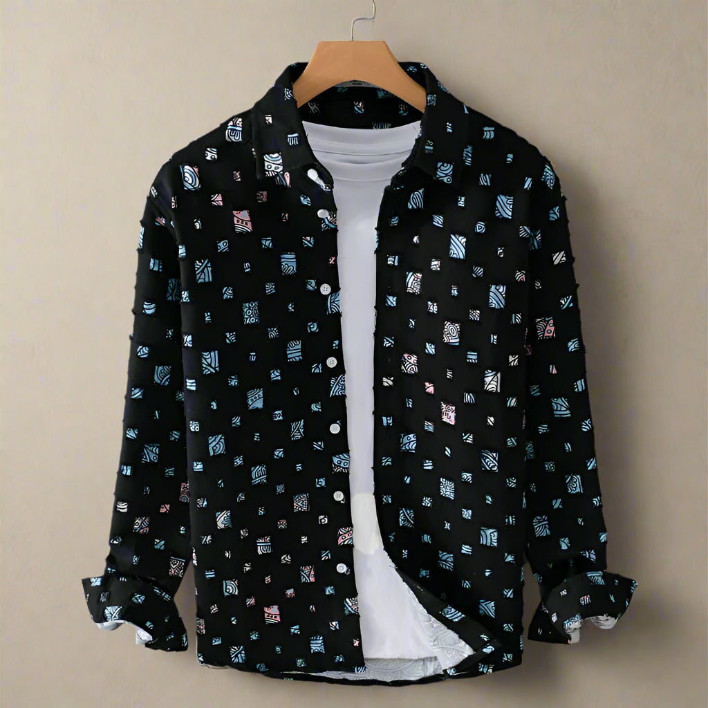 Inaya | Elegant Mosaic Shirt