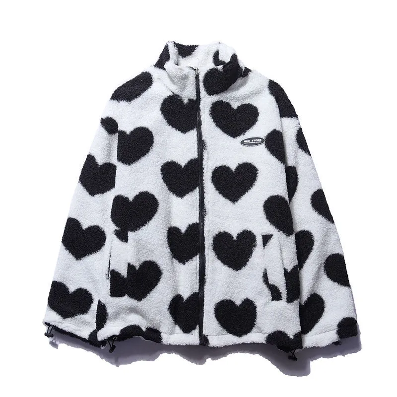 Moana | Reversible Heart Fleece Jacket