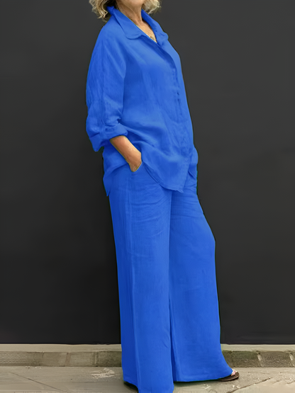 Karylle | Elegant Shirt Suit with Sophisticated Style