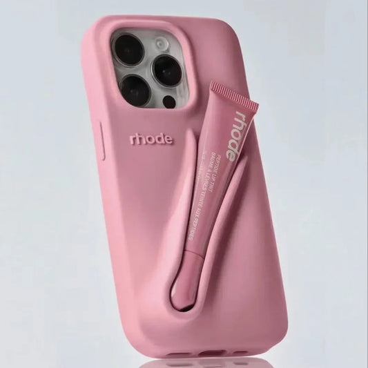 Glosslet | iPhone Silicone Case with Lipstick Holder