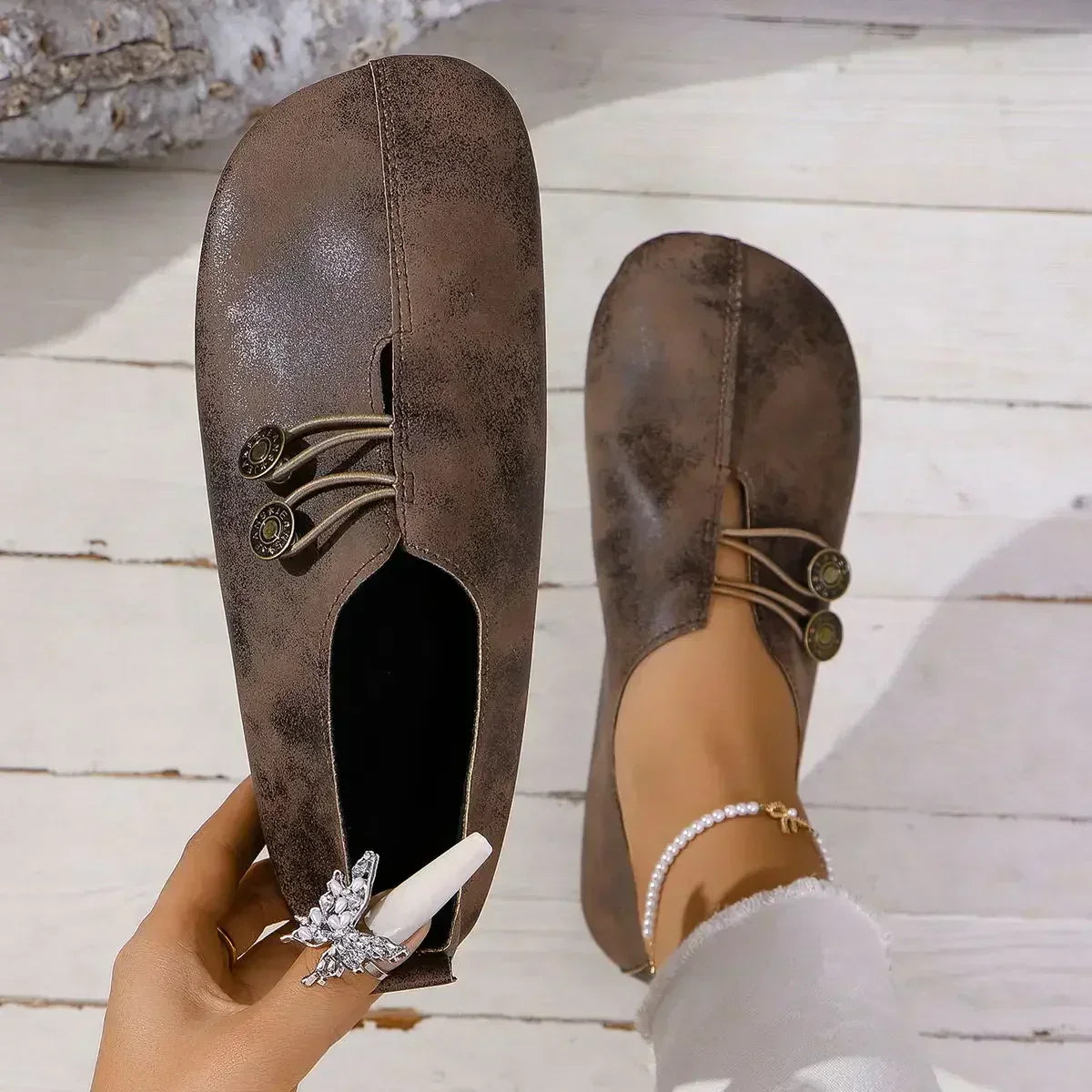 Serina | Supportive Suede Loafers