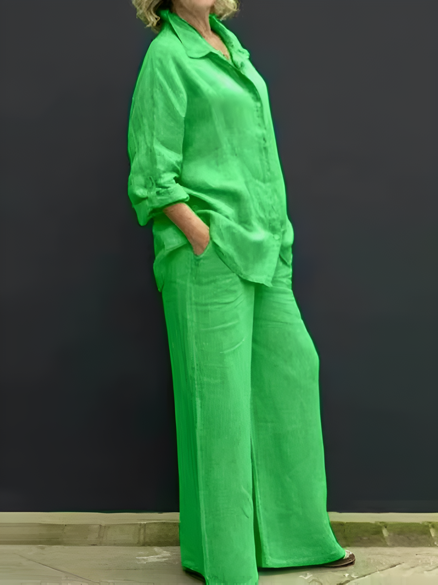 Karylle | Elegant Shirt Suit with Sophisticated Style