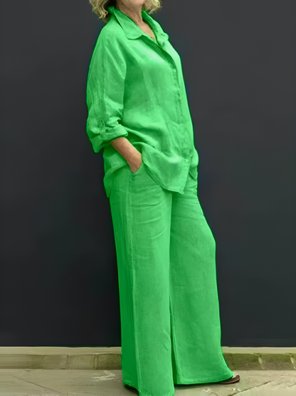 Karylle | Elegant Shirt Suit with Sophisticated Style