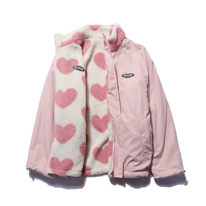 Moana | Reversible Heart Fleece Jacket
