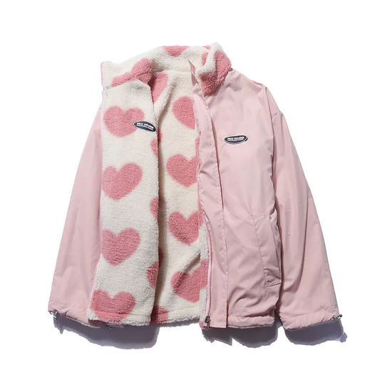 Moana | Reversible Heart Fleece Jacket