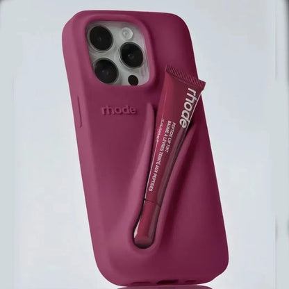 Glosslet | iPhone Silicone Case with Lipstick Holder