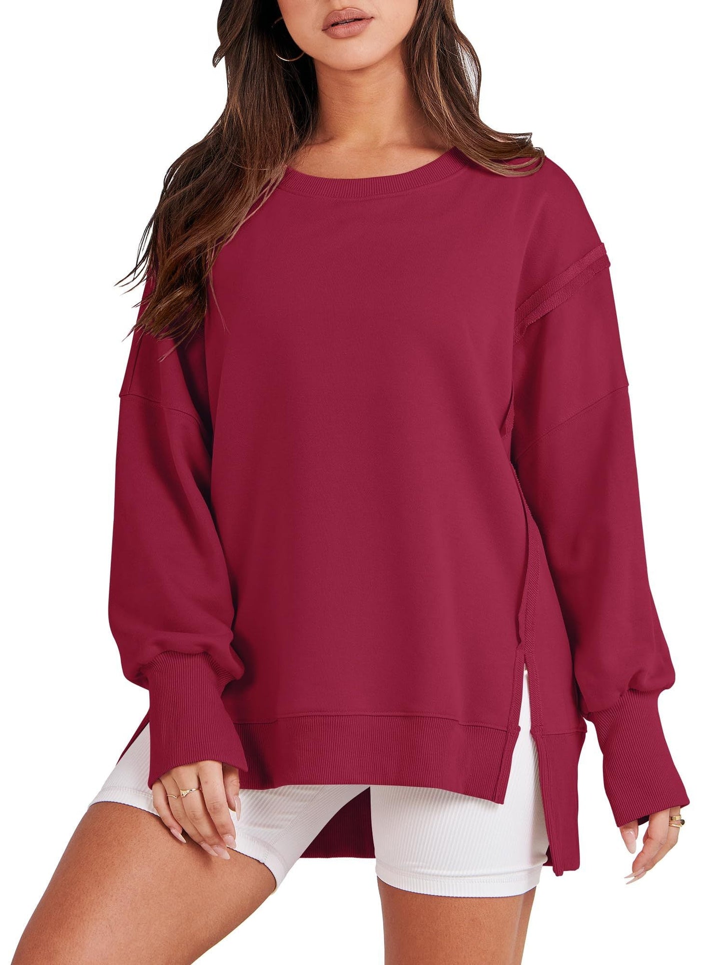 Anahera | Oversized Crew Neck Sweatshirt
