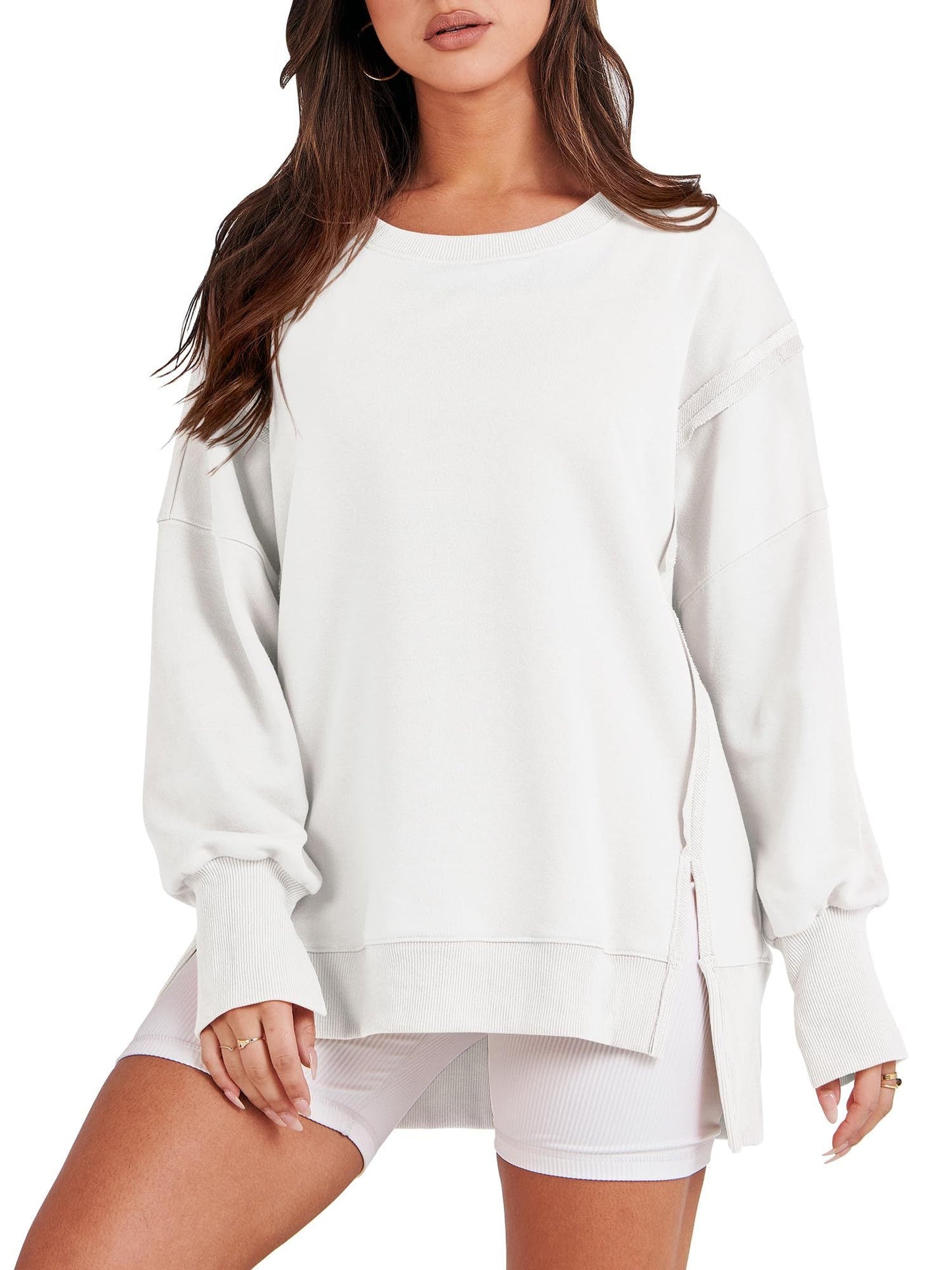 Anahera | Oversized Crew Neck Sweatshirt