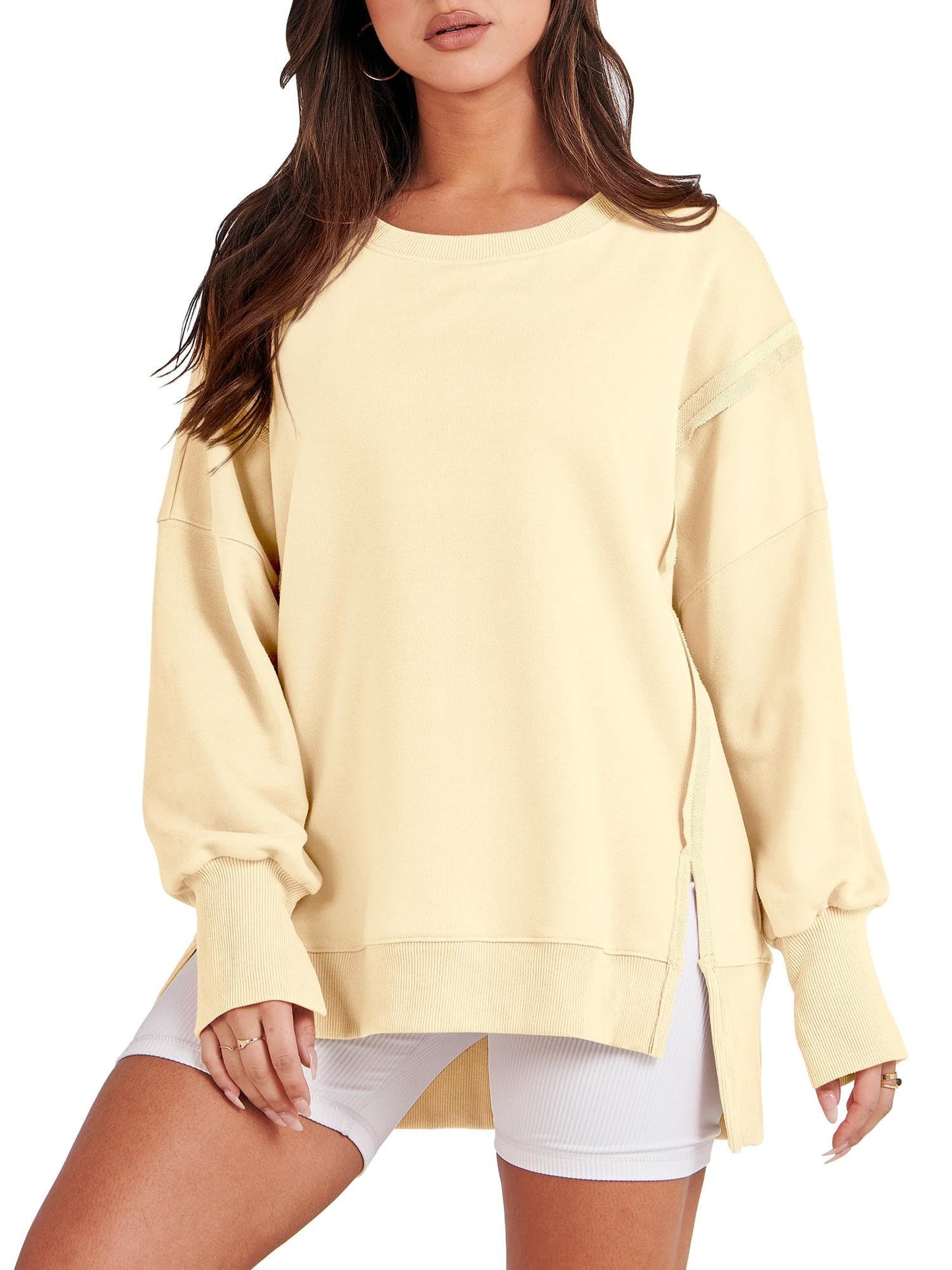 Anahera | Oversized Crew Neck Sweatshirt