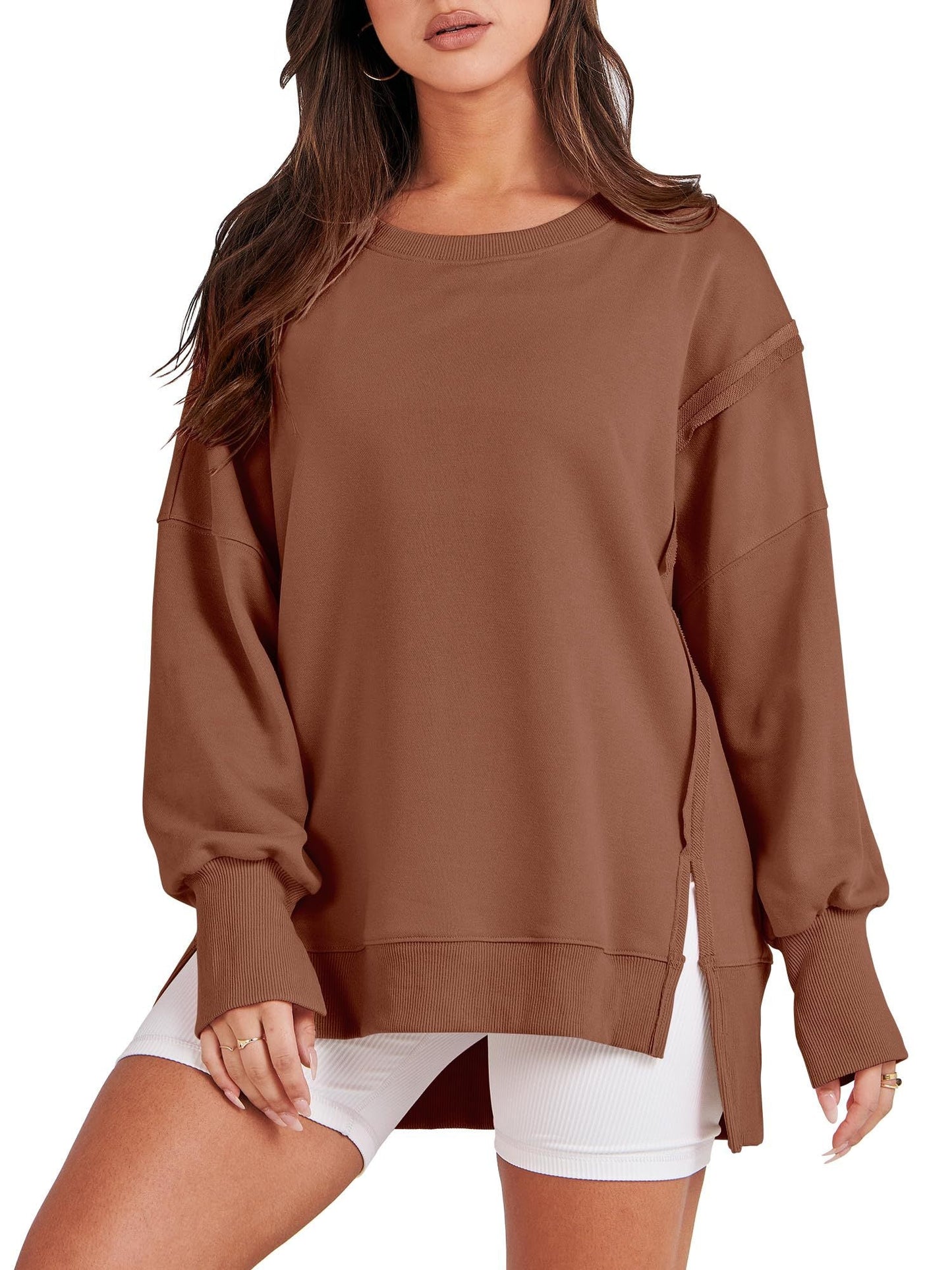 Anahera | Oversized Crew Neck Sweatshirt