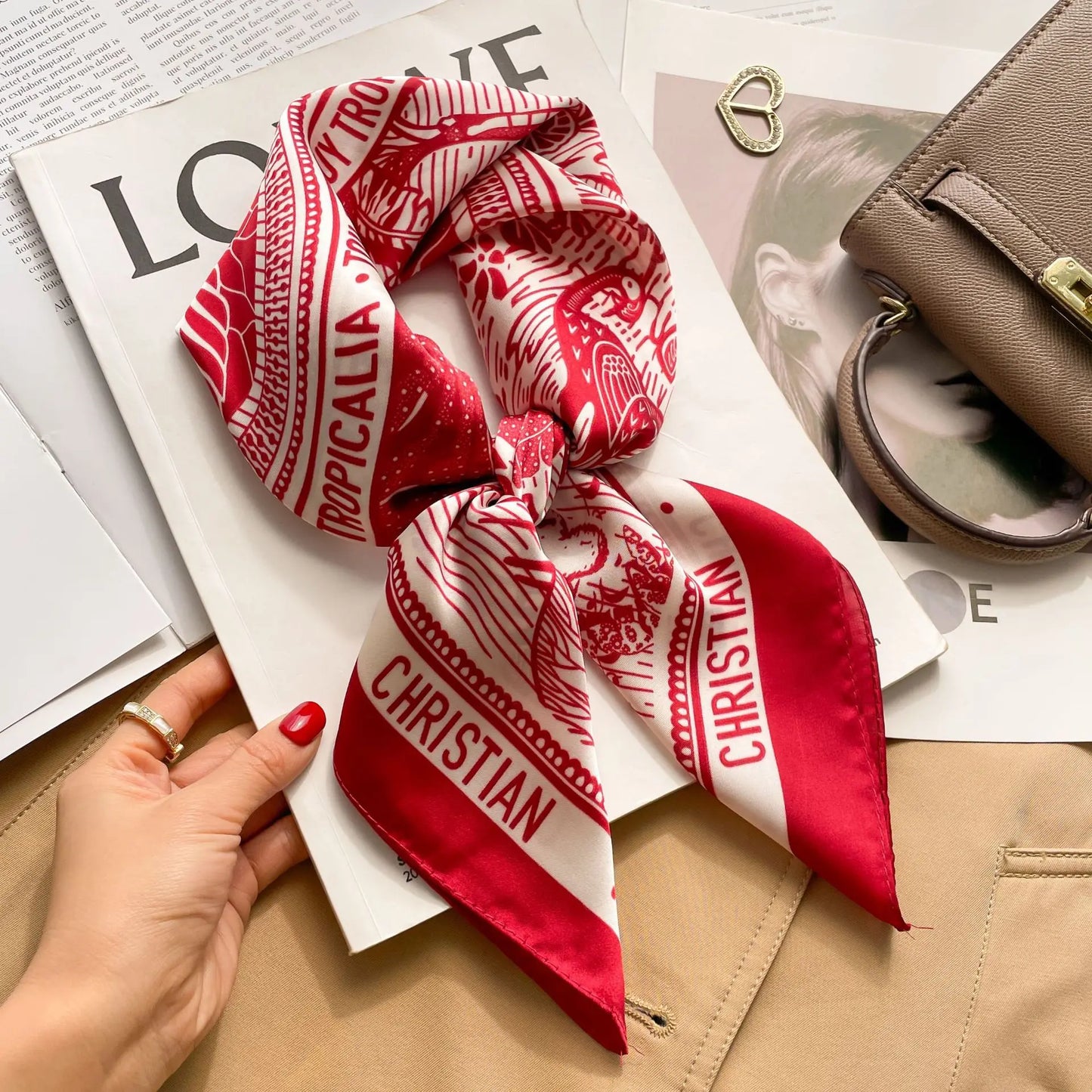 Joanne | Stylish Bandana Scarf