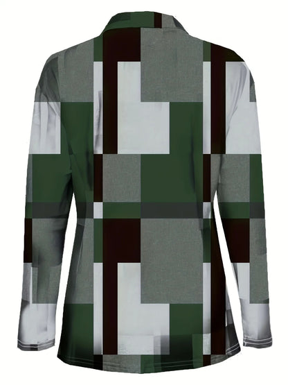 Melody | Women's Geometric Printed Top