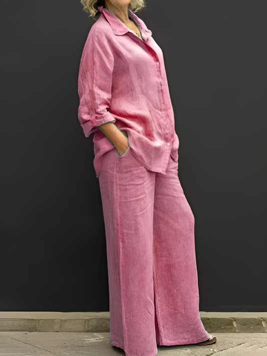 Karylle | Elegant Shirt Suit with Sophisticated Style