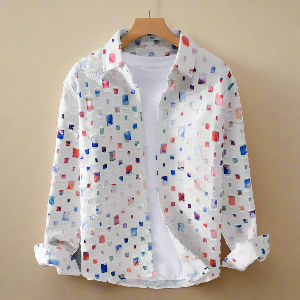 Inaya | Elegant Mosaic Shirt