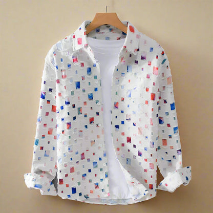 Inaya | Elegant Mosaic Shirt