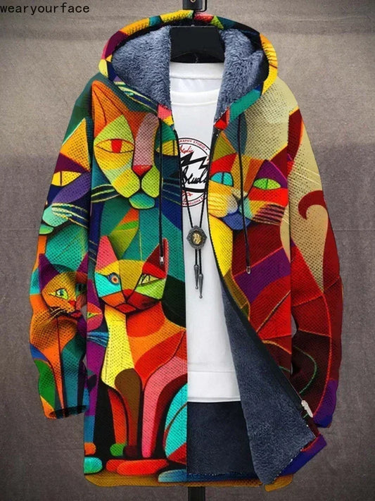 Saige - Fleece Retro Jacket