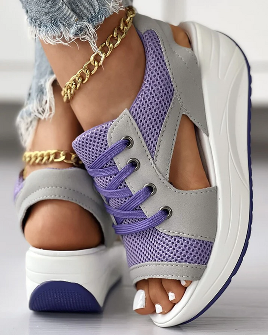 Amanda™ - Breathable Wedge Sneakers