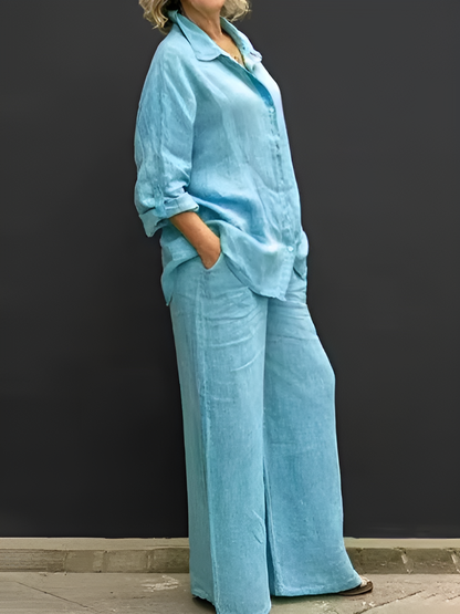 Karylle | Elegant Shirt Suit with Sophisticated Style