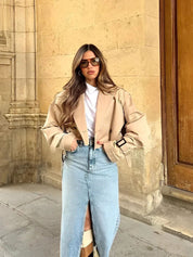 Bella | Stylish Cropped Coat