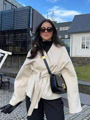 Mina Button Coat | Stylish, Warm, Versatile