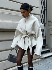 Mina Button Coat | Stylish, Warm, Versatile