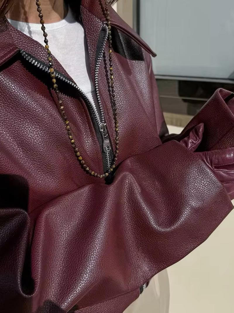 Mira | Stylish Leather Jacket