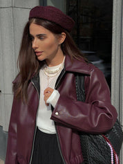 Mira | Stylish Leather Jacket