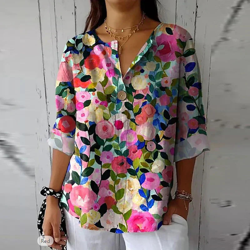 Jinky | Elegant Floral Blouse