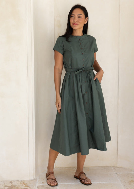Faye | Dress Jungle Green