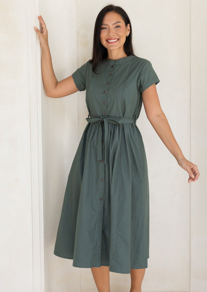 Faye | Dress Jungle Green