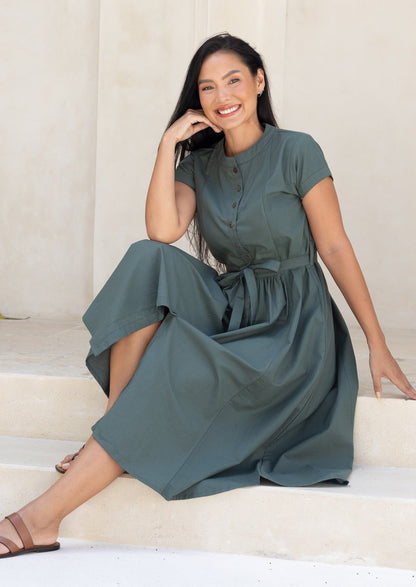 Faye | Dress Jungle Green