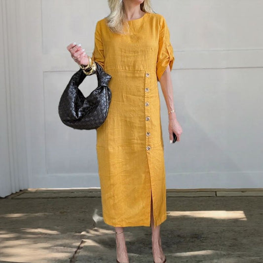 Ngaire | Casual Linen Dress