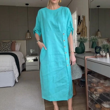 Ngaire | Casual Linen Dress