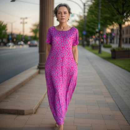 Manaia |Stylish  Dress with Vibrant Print