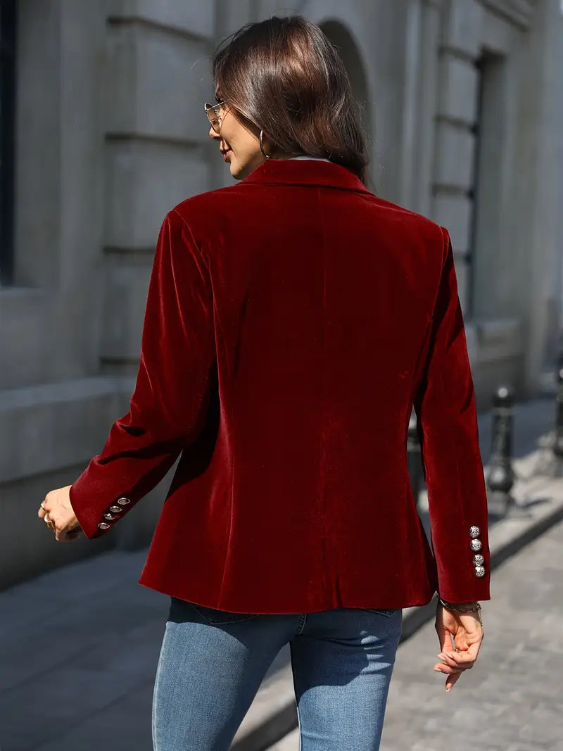 Diane | Elegant Velvet Blazer