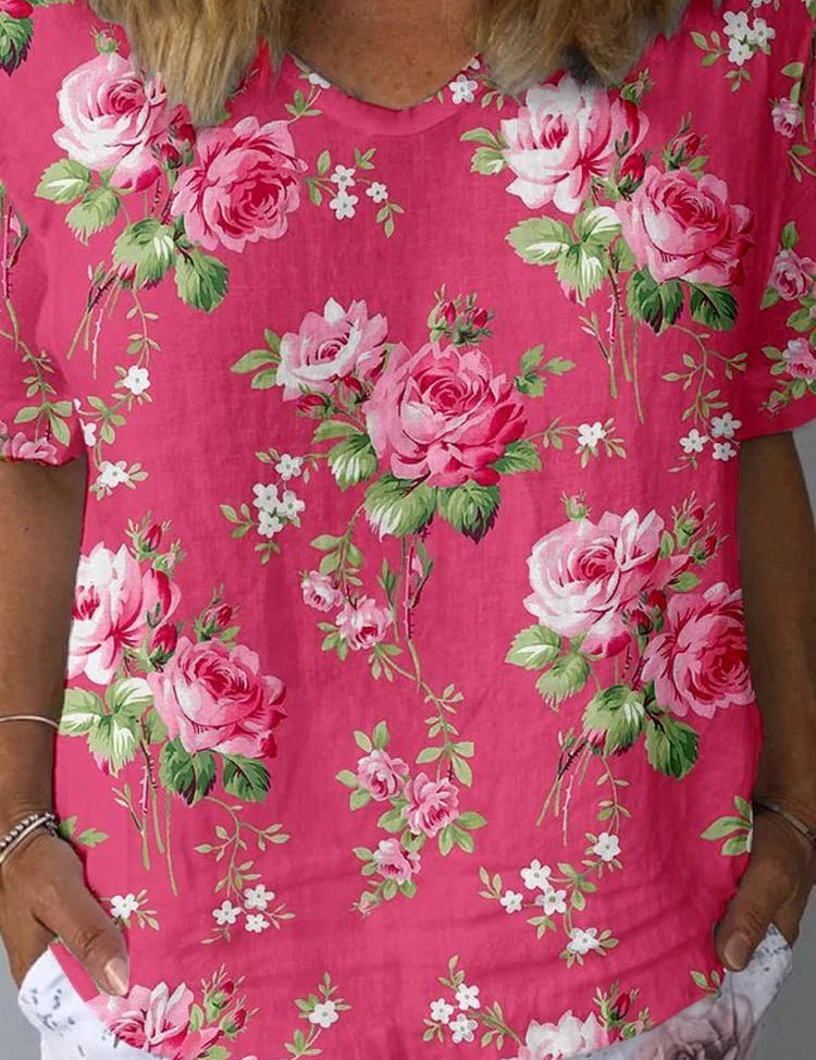 Lisa | Artistic Floral Shirt