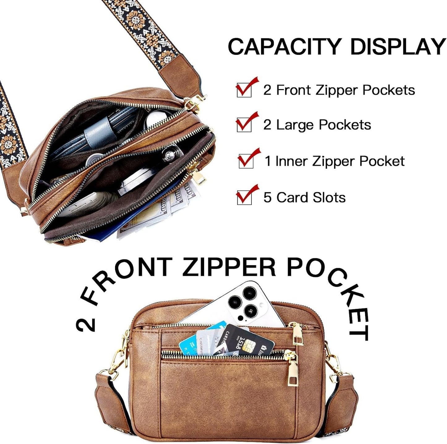 Sharlene | Refined Leather Shoulder Bag