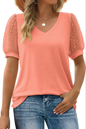 Helena | Sleek V-Neck Blouse