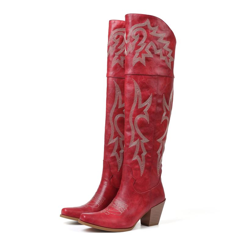 Cheyenne |  Classic Over-the-Knee Cowboy Boots