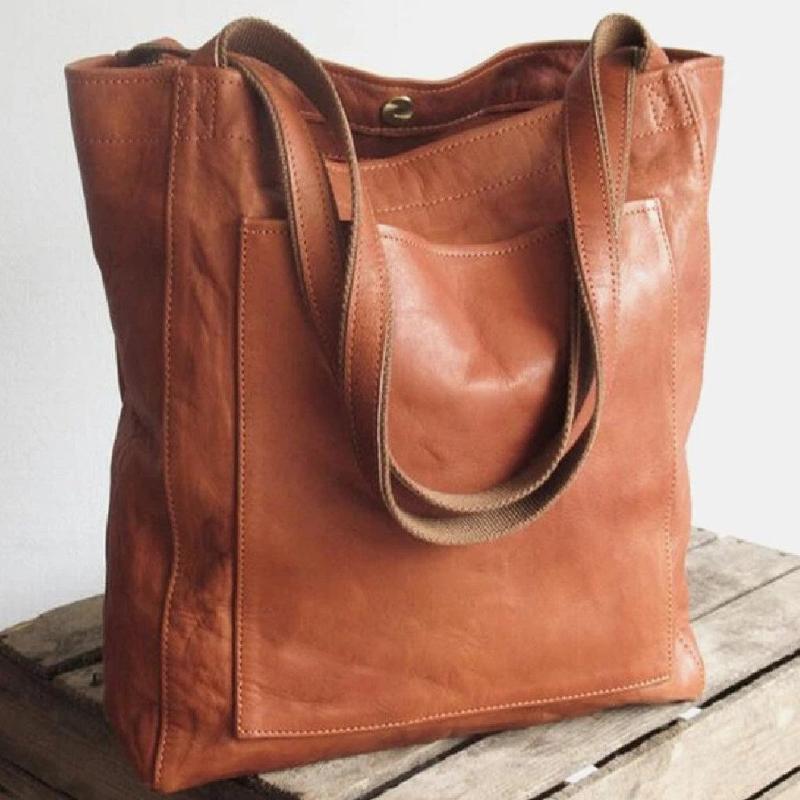 Elysia | Classic Leather Tote