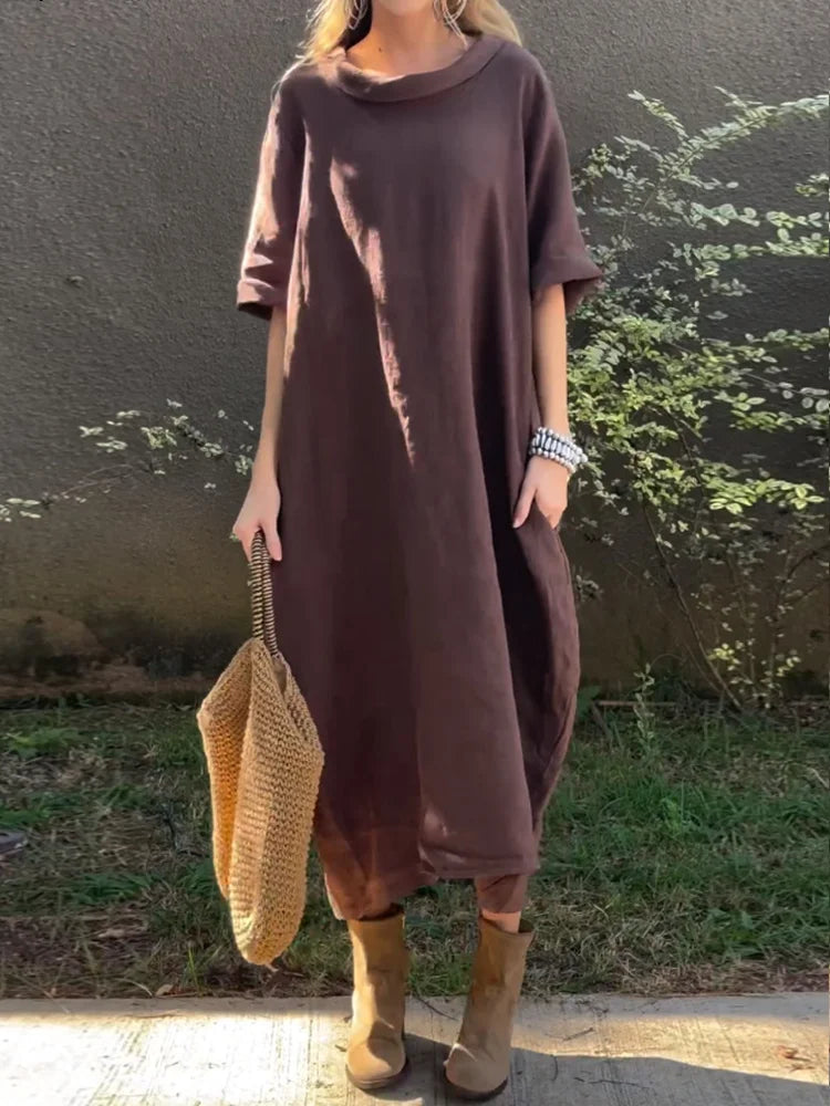 Darlina | Women’s Casual Solid Color Dress