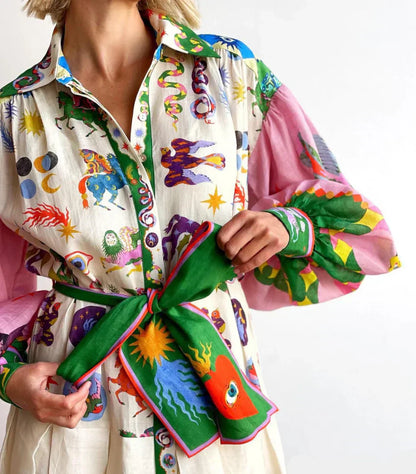 Estrella | Colourful Maxi Dress