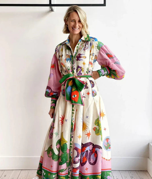 Estrella | Colourful Maxi Dress