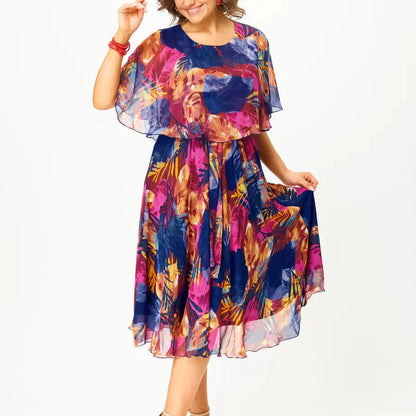 Calista | Comfortable And Airy Chiffon Dress