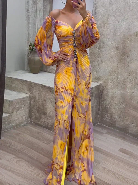 Camila | Elegant V-Neck Dress