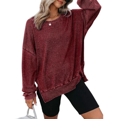 Madison | Casual Oversized Crewneck Long Sleeve Sweatshirt