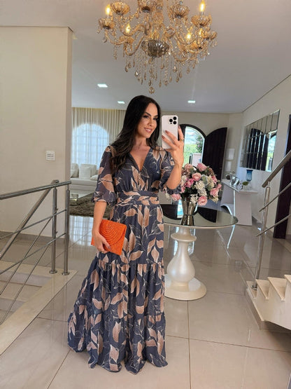 Taleira  | Stylish Floral Maxi Dress