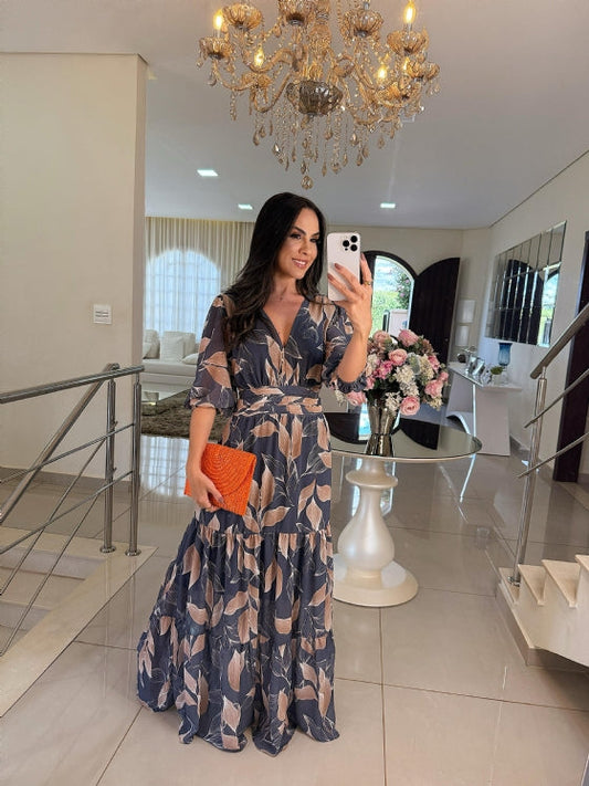 Taleira  | Stylish Floral Maxi Dress